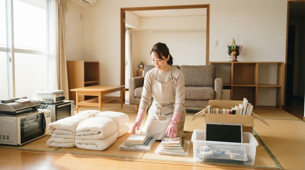 年末大掃除の不用品処分ガイド【2026年】粗大ごみの年末締め切り・家電リサイクル・買取の使い分け